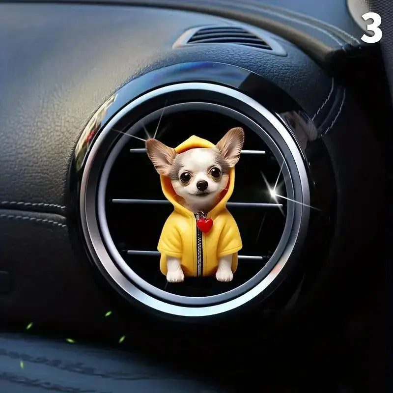 Cat Car Air Freshener Vent Clip Cute Animal Shape Long Lasting Perfume Interior Accessories for Vehicle Dashboard Decoration