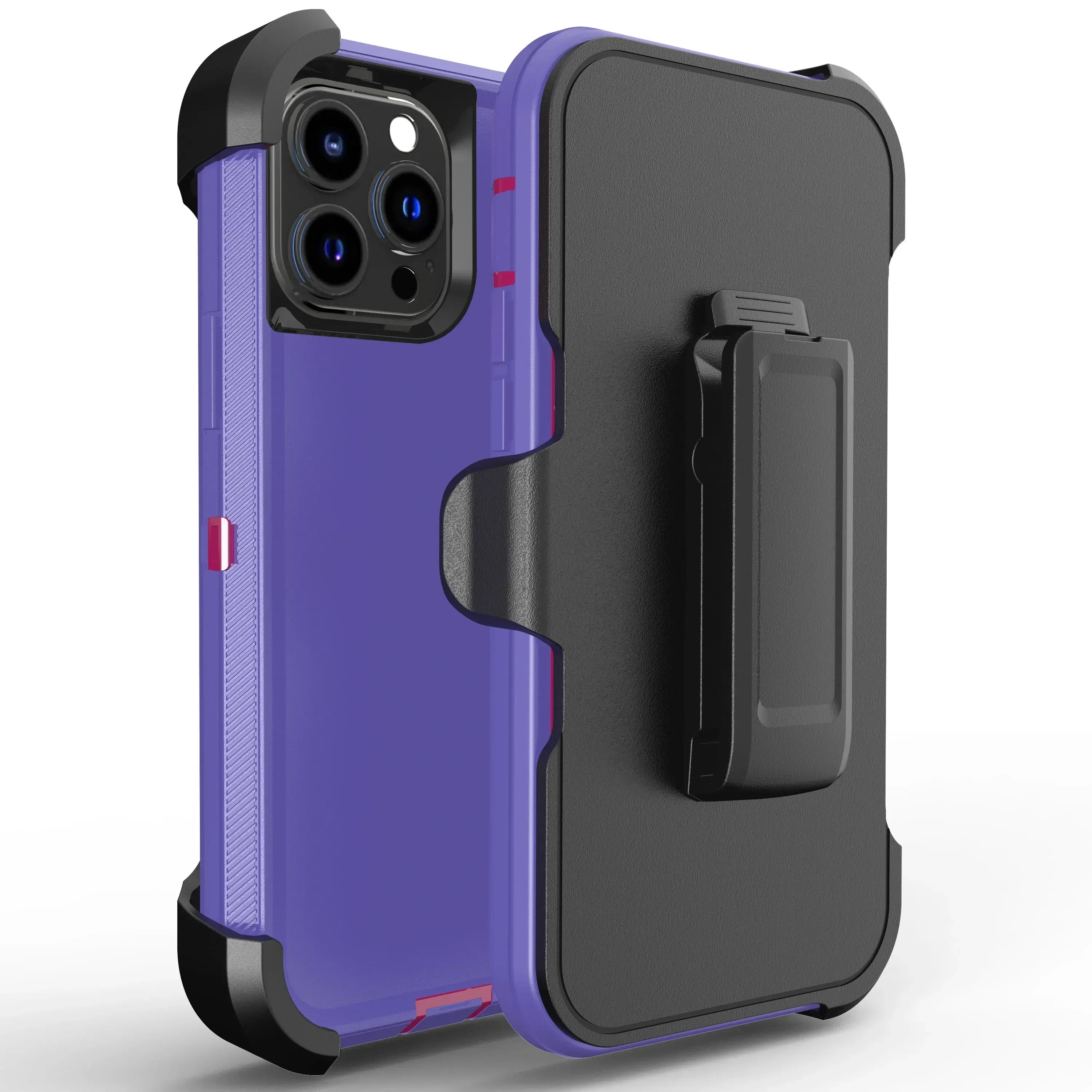 Luxury OTT Armor BOX Phone Case for IPhone 17 Air 16 15 14 Plus 13 12 Pro Max Soft Bumpers with Belt Clamp Protective Hard Cover Car Mobile World