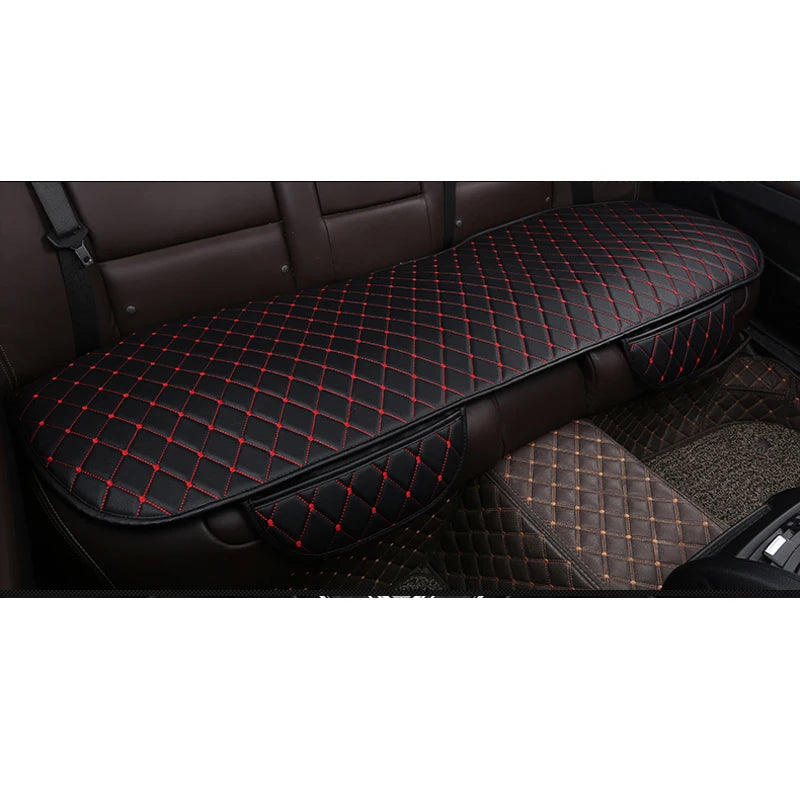 Universal Car Seat Covers PU Leather Seat Cover Auto Interior Accessories Mat Protector Car Leather Support Pad Car Seat Covers CM World
