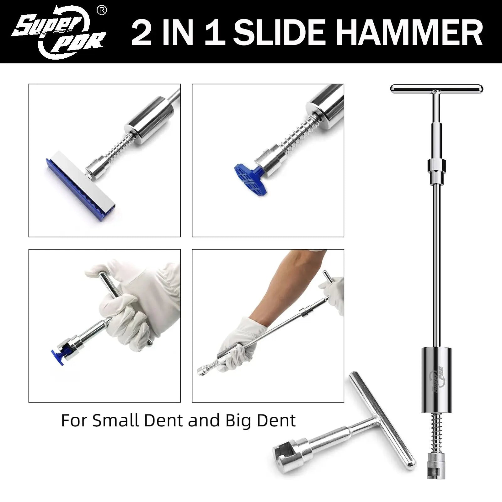 PDR Dent Removal Tool Car Dent Repair Kit Dent Lifter Dent Removal Tool Car Dent Removal Kit Car Dent Removal Tool CM World