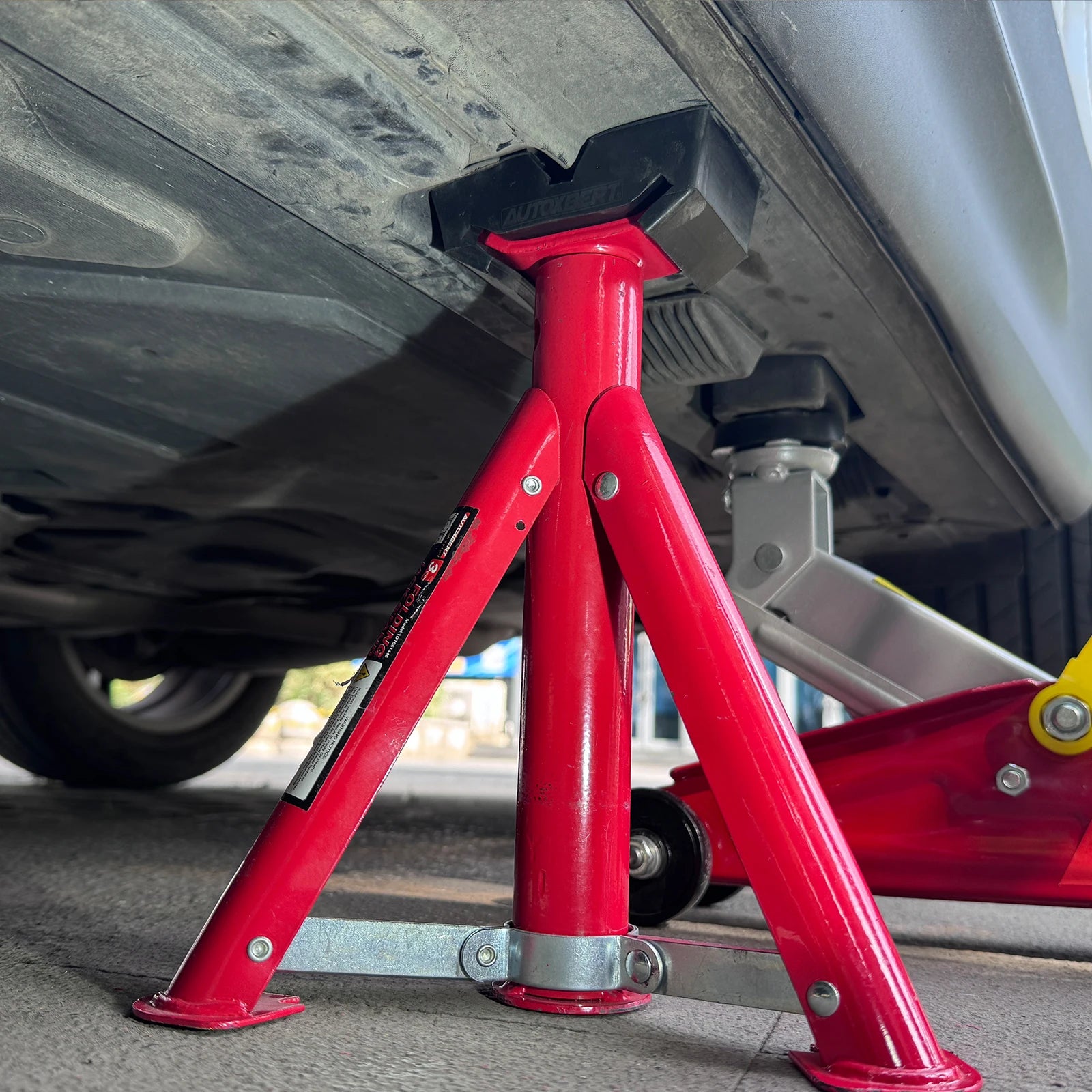 Car Rubber Slotted Jack Stand Pad Pad Bottle Lift Saddle Adapter Repair Tool Frame Stand Rail Pinch Weld Adaptor Rail Protector CM World