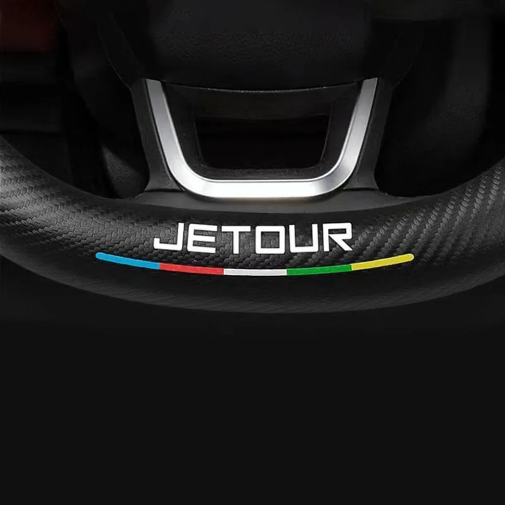 Car Steering Wheel Cover Protector D Type Auto Interior Accessories For Chery Jetour X70 X70SM X90 X95 DASHING i-DM T2 T3 CM World