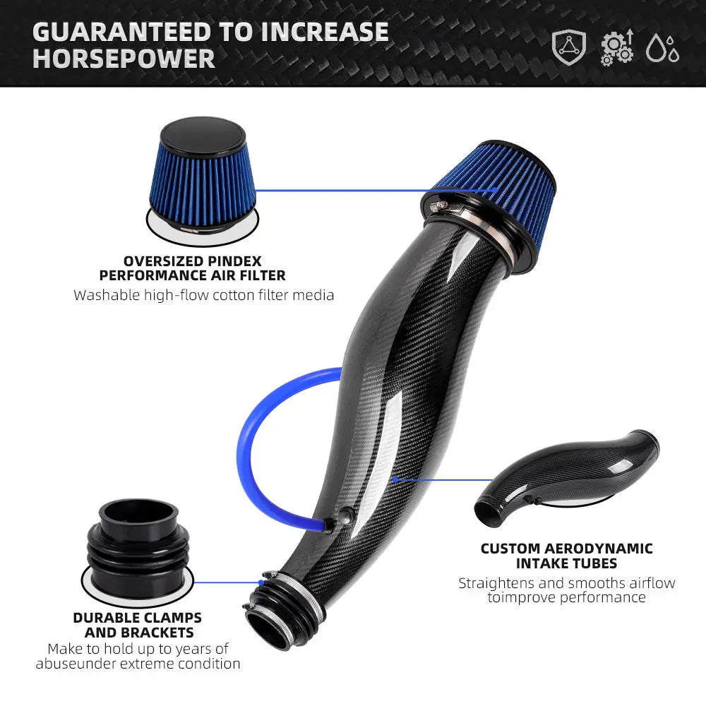 For Honda Civic 92-00 EK EG JDM Racing Car Air Intake Pipe Cold Air Intake Air Filter for Car CM World
