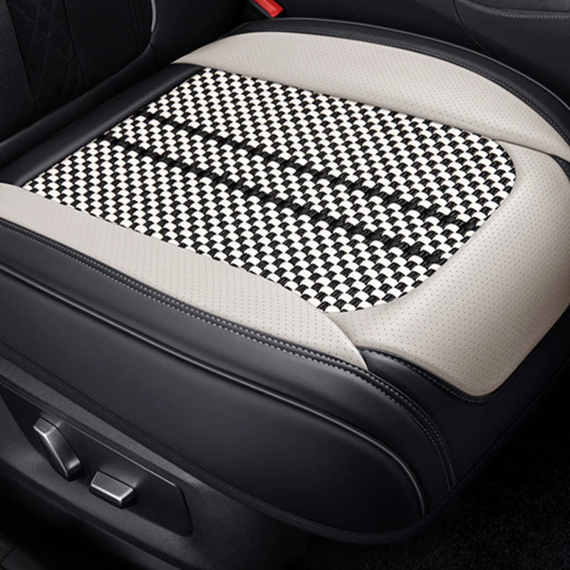 Luxury Car Front Seat Cover Fully Surround Car Seat Cushion Breathable Leather Auto Cushion Interior Four Seasons Universal