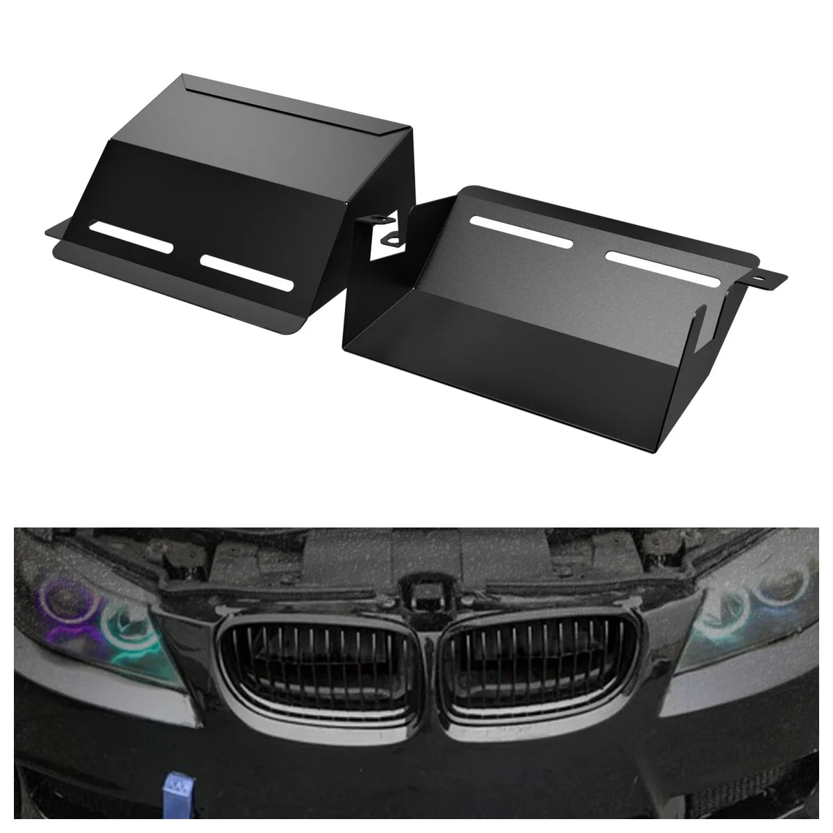 Aluminum Air Intake Scoops for BMW E90 E92 E93 323i 325i 328i 330i 335i 335d for BMW N54 N55 Engine 2007-2012 CM World