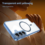 For Magsafe Magnetic Wireless Charging Phone Case For Samsung Galaxy S26 FE S26FE 5G Shockproof Clear Back Cover Coque