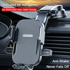 Universal Suction Cup Car Phone Holder Strong Vacuum Dashboard Windshield Desk Phone Stand 360Degree Rotatable Auto Gravity Lock
