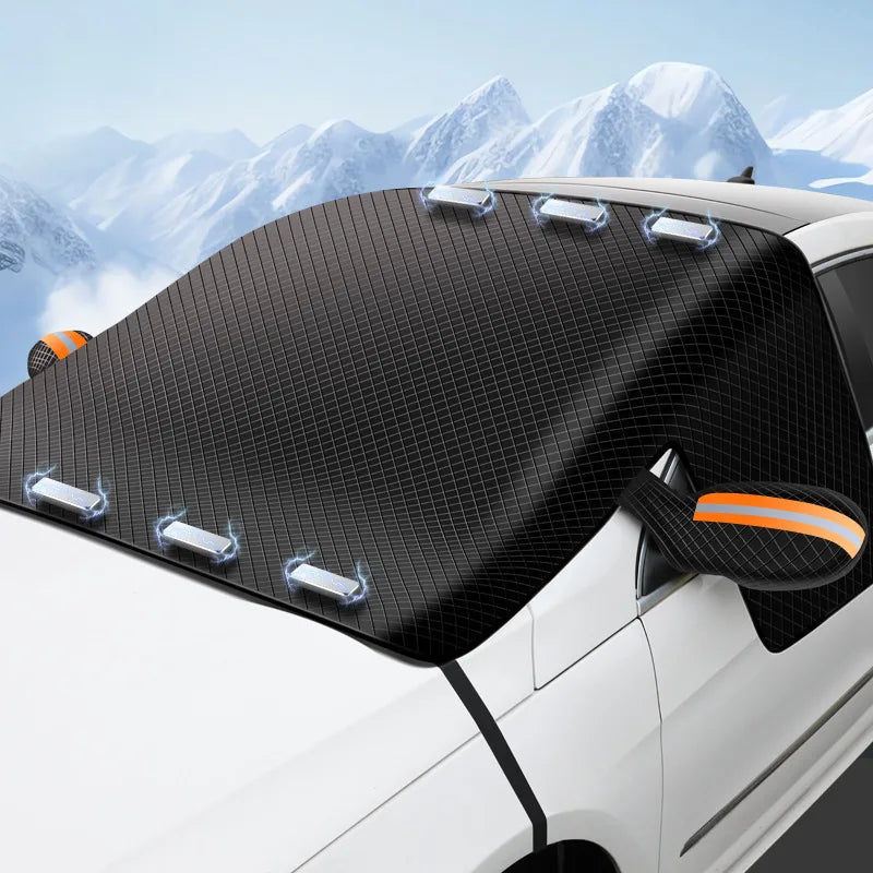 Car Snow Shield Cover Windshield Protection Protection Frost Winter Front Window Waterproof Sun Shade Sedan Suv Umbrella Outdoor CM World