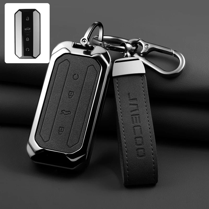 For Chery Jaecoo J5 J7 5 7 2025 2026 Keychain and Keyring Car Interior Accessories Zinc Alloy Car Key Protective Cover Suitable