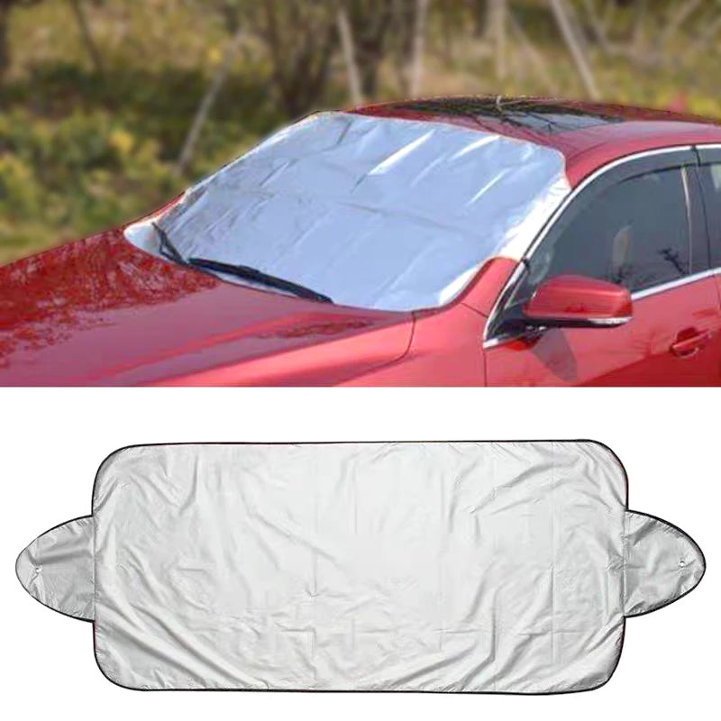 1Pc Car Windshield Protector Anti-falling leaves Sun Shade Dust Frost Freezing Snow Windshield Cover Car Exterior accessories Car Mobile World
