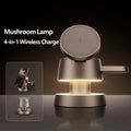Magnetic Wireless Charging Station 15W Fast Charging Night Light Stand for iPhone Magsafe 17-12 MagSafe, Apple Watch, AirPods