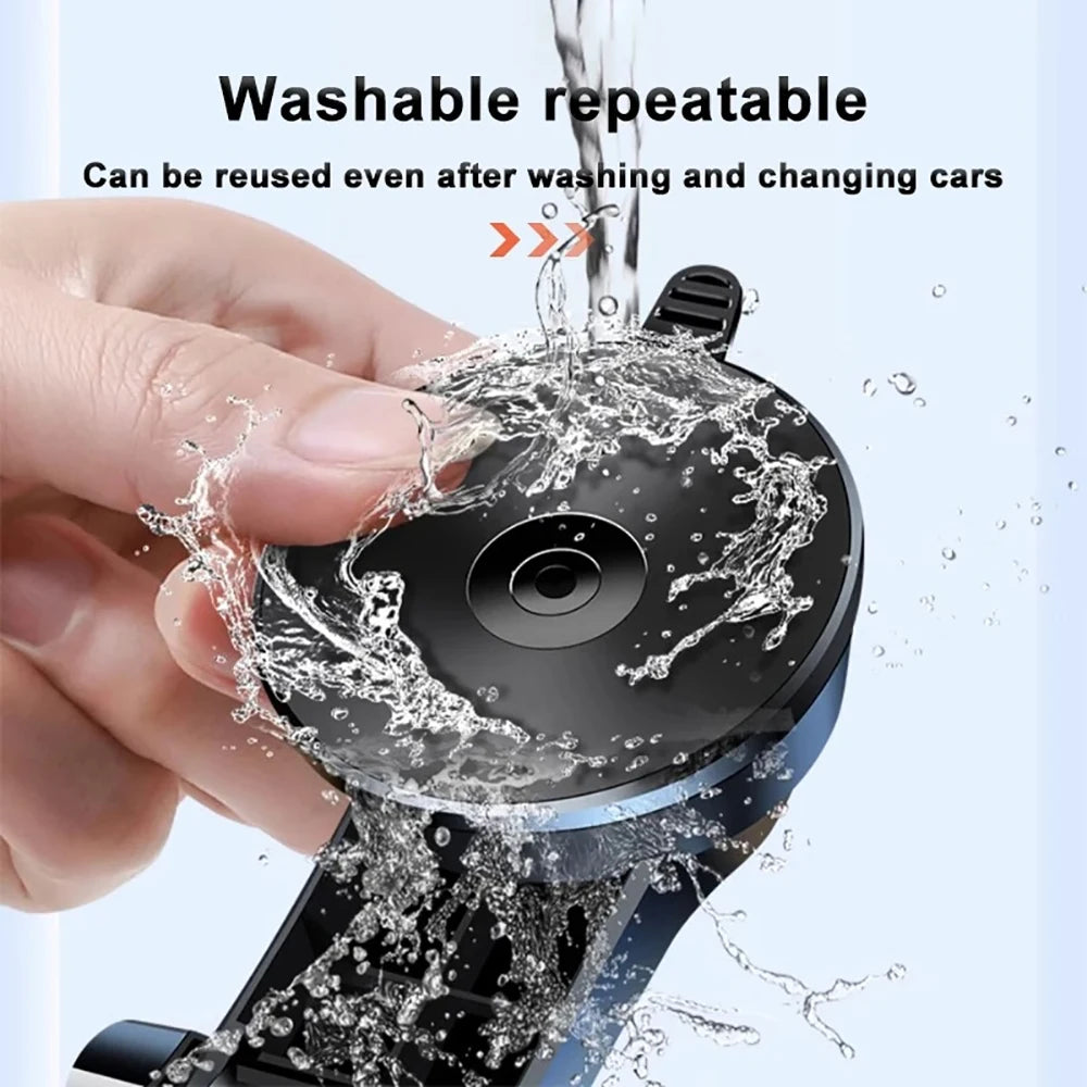 Car Phone Holder Dashboard Windshield 360° Rotation Phone Holder for GPS Navigation Secure Hanging With Extension Rod Bracket