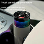 2025 New Car Air Purifier 24 Hours Remove Formaldehyde & Odors 360° 2-Mode with Mood Light USB Rechargeable for New Car & Travel CM World