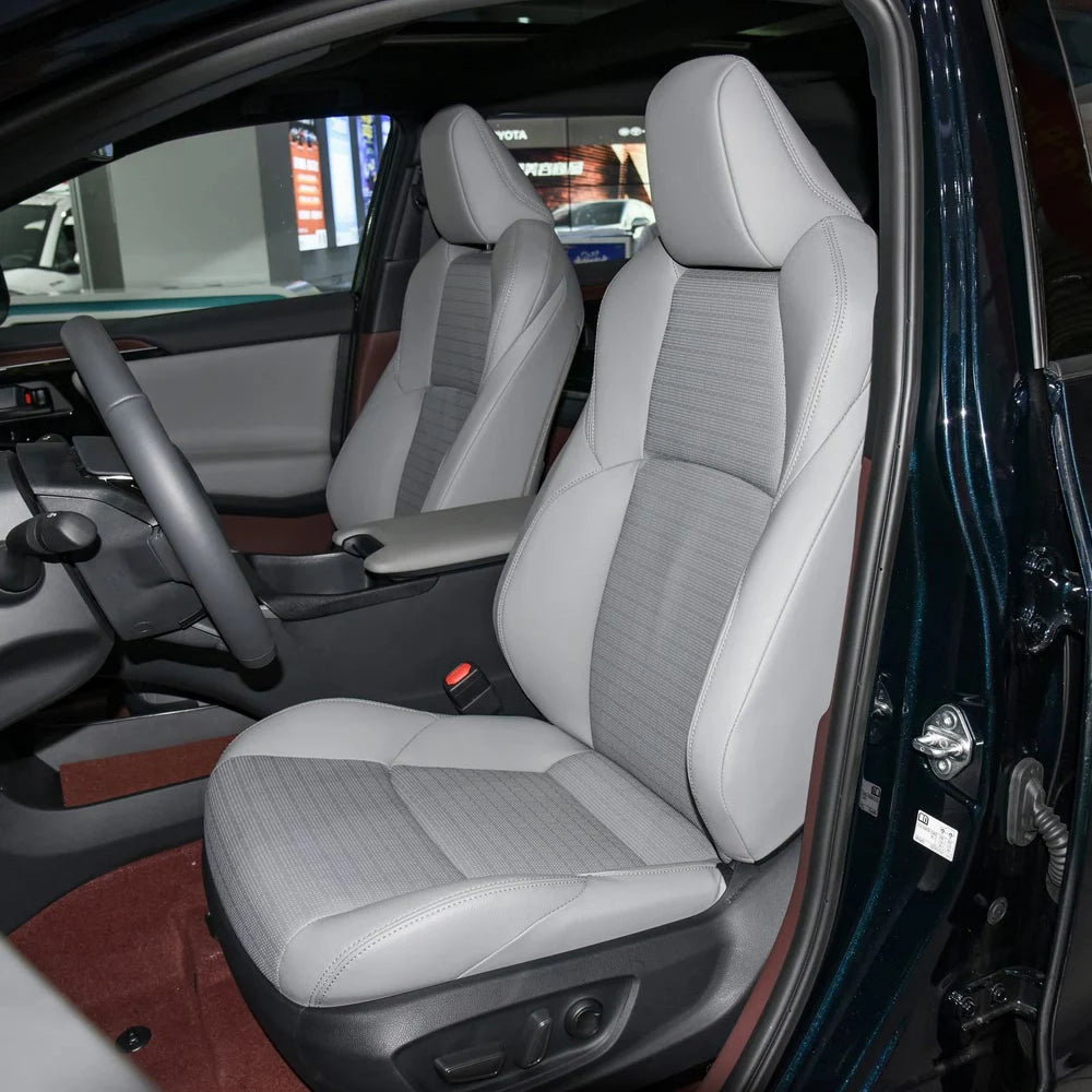 Car Special Seat Covers For Toyota BZ4X 2022 Leather Cushion Full Coverage Full Set Front and Rear Car Seat Cover Accessories