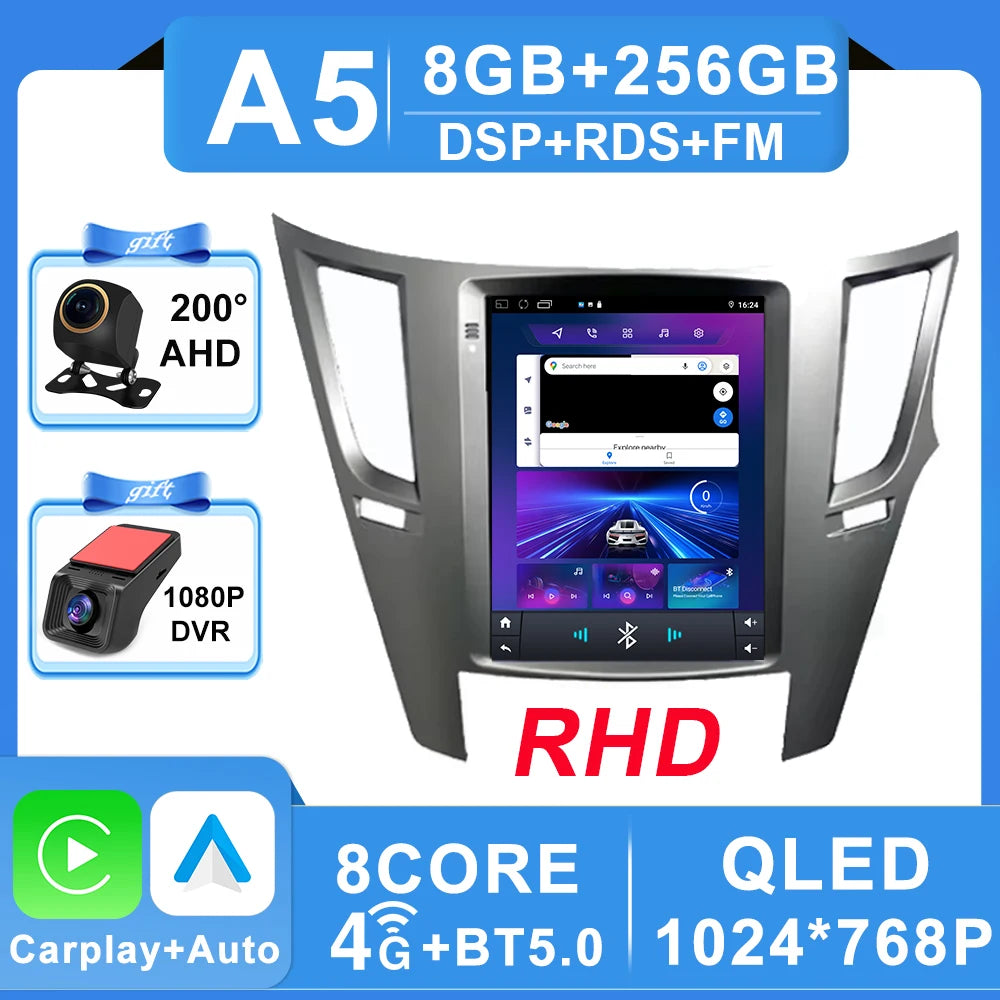 Android 16 Car Radio 9.7 inch For Subaru Outback 4 BR Legacy 5 2009 - 2014 Multimedia Video Player Navigation GPS Stereo Carplay CM World