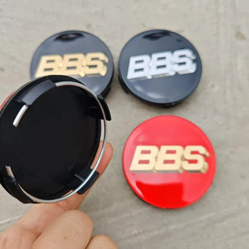 4Pcs 60/65mm Acrylic BBS Wheel Center Cap Wheels Tyre Car Wheel Center Cap Set Vehicles Automotive BBS wheel hub modification CM World