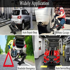 Hand Cranked Car Jack 08T 1T 2T Portable Scissor Jack Labor Saving Tool For Vehicle Tire Change Auto Repair Car SUV Truck Use CM World