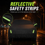 For TANK 500 Outdoor Full Car Cover With Zipper Snow Cover Sunshade Waterproof Dustproof Exterior Protection
