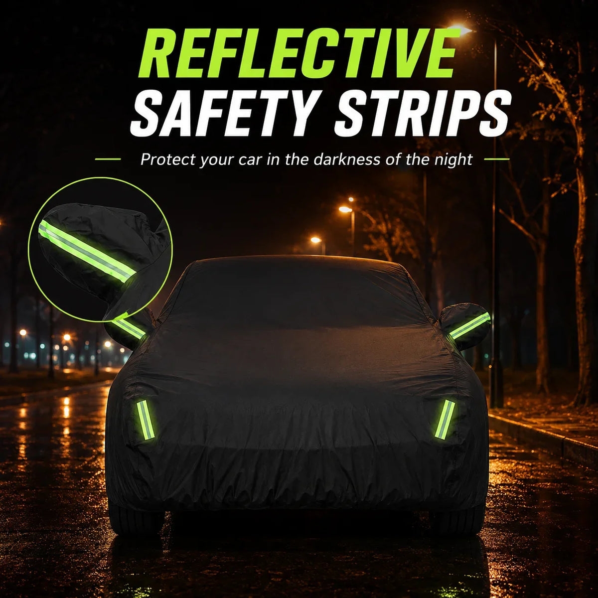 For TANK 500 Outdoor Full Car Cover With Zipper Snow Cover Sunshade Waterproof Dustproof Exterior Protection