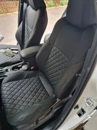 Custom Fit Car Seat Covers Accessories Faux Leather for Toyota Rav4 2019 2020 2021 2022 2023 2024 2025 LE XLE Premium Limited CM World