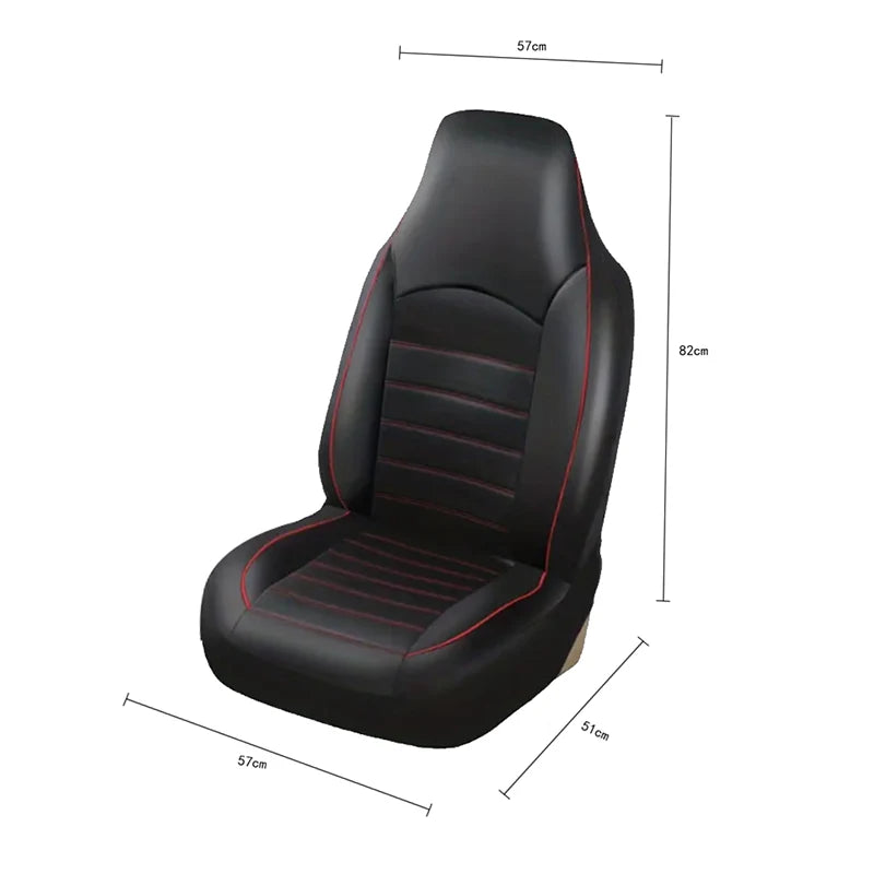 PU Leather Car Seat Covers For Front Seats Car Interior Accessories All-season Auto Seat Covers Fit for Most Cars Universal CM World