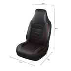 PU Leather Car Seat Covers For Front Seats Car Interior Accessories All-season Auto Seat Covers Fit for Most Cars Universal CM World