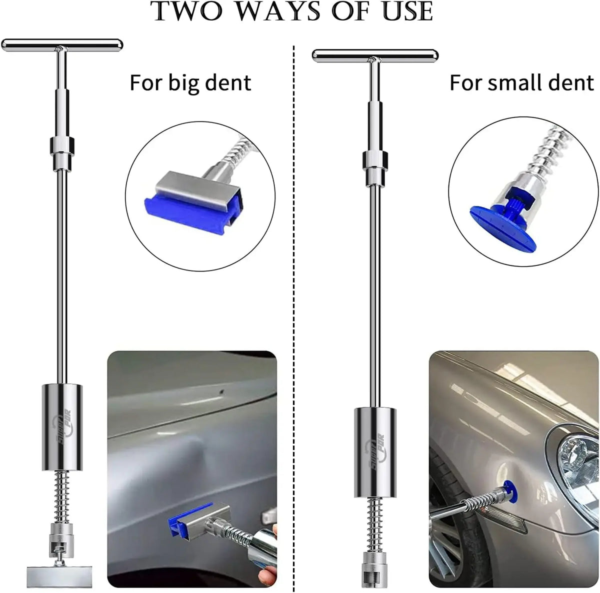 PDR Auto Paintless Body Dent Removal Kits Car Dent Repair Tools Automotive Dent Remover Suction Cup Dent Puller Tool Kit for Car