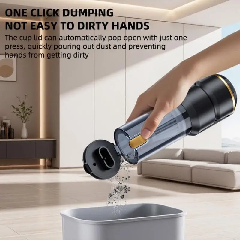 High Power 17000Pa Suction Portable Vacuum Cleaner Detachable Battery Multifunctional Tool For Cars Homes Outdoors D7YA Car Mobile World