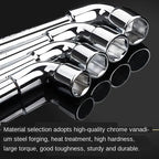 7Pcs  L Type Angled Socket Wrench Spanner With Thru Hole Car Ratchet Wrench Car Repair Pipe Socket Key Wrench Tool Set CM World