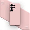 Liquid Silicone Phone Case for Samsung Galaxy S26 Ultra S26+ S26Ultra 5G Soft Square Solid Color Camera Protection Couples Cover