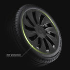4PCS for Tesla Model Y 2025-2026 Juniper 19 Inch Smooth Style Hubcap Hub Cap Full Rim Cover Replacement Wheel Cap Accessories