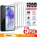 5Pcs Screen Protector for Samsung A55 A15 A54 A34 A13 A14 A53 A52 A12 A33 A52S A32 A35 A71 A72 A51 A22 S10E S20FE Tempered Glass Car Mobile World