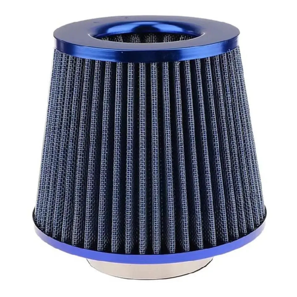 76MM 3 Inch High Flow Cold Air Intake Filter Universal Induction Kit Car Accessories Vehicles Air Filters Sport Power Mesh Cone CM World