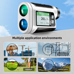 NOHAWK Multi-function Golf Rangefinder, Side Screen Display And Voice Announcement,  Flag Lock Vibration for Golfers And Hunters CM World