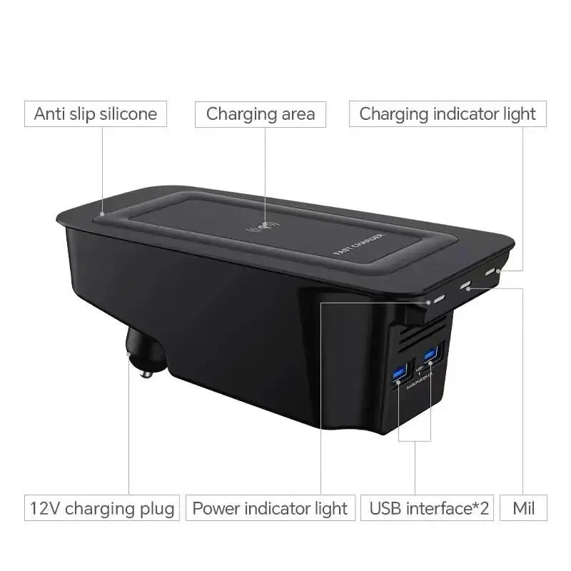 Car wireless charger phone charger charging holder for Volvo XC90 S90 V90 XC60 S60 V60 C60 2018-2021 accessories CM World