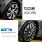 4PCS Hub Cap for Tesla Model Y 19 Inch Performance  Automobile Replacemen Hubcap Full Rim Cover Accessories Wheel Caps 2023 2024