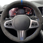Anti-Slip Suede Car Steering Wheel Cover For BMW M Sport G30 G31 G32 G20 G21 G11 G12 G14 G15 G16 X3 G01 X4 G02 X5 G05 X7 G07 CM World