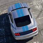 Car Stickers Auto Hood Bonent Roof Tail Decor Decal Graphics Stripes Kit Vinyl Tuning Cover For Ford Mustang GT500 GT350 GT