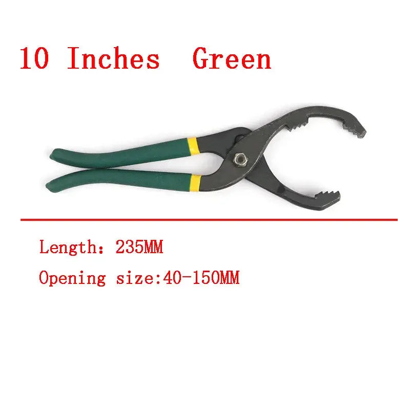 Pliers Oil Filter Wrench Car Removal 10 12 inch Non Slip Grip Adjustable Repair Home Universal Hand Tools Oil Filter Pliers Car Mobile World