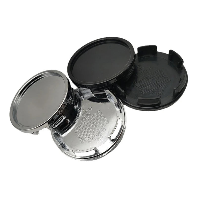 New！4Pcs/Lot 58MM ABS Blank Wheel Center Cap Hub Cover Car Wheel Rims Center Hub Caps Car Styling Tire Accessories