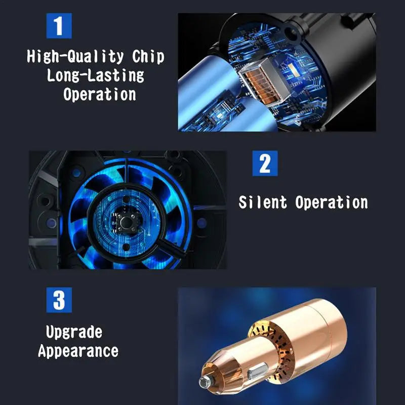 Mini Car Air Purifier 12V Negative Lon Deodorization Cigarette Lighter Portable Traveling Formaldehyde Removing Air Fresheners CM World