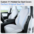 YZ for Tesla Model 3 Y YL 6-Seater Car Seat Cover Cushion Comfort Anti-Slip Cooling Backrest Cushion Seat Pad Car Accessory 2026 Car Mobile World