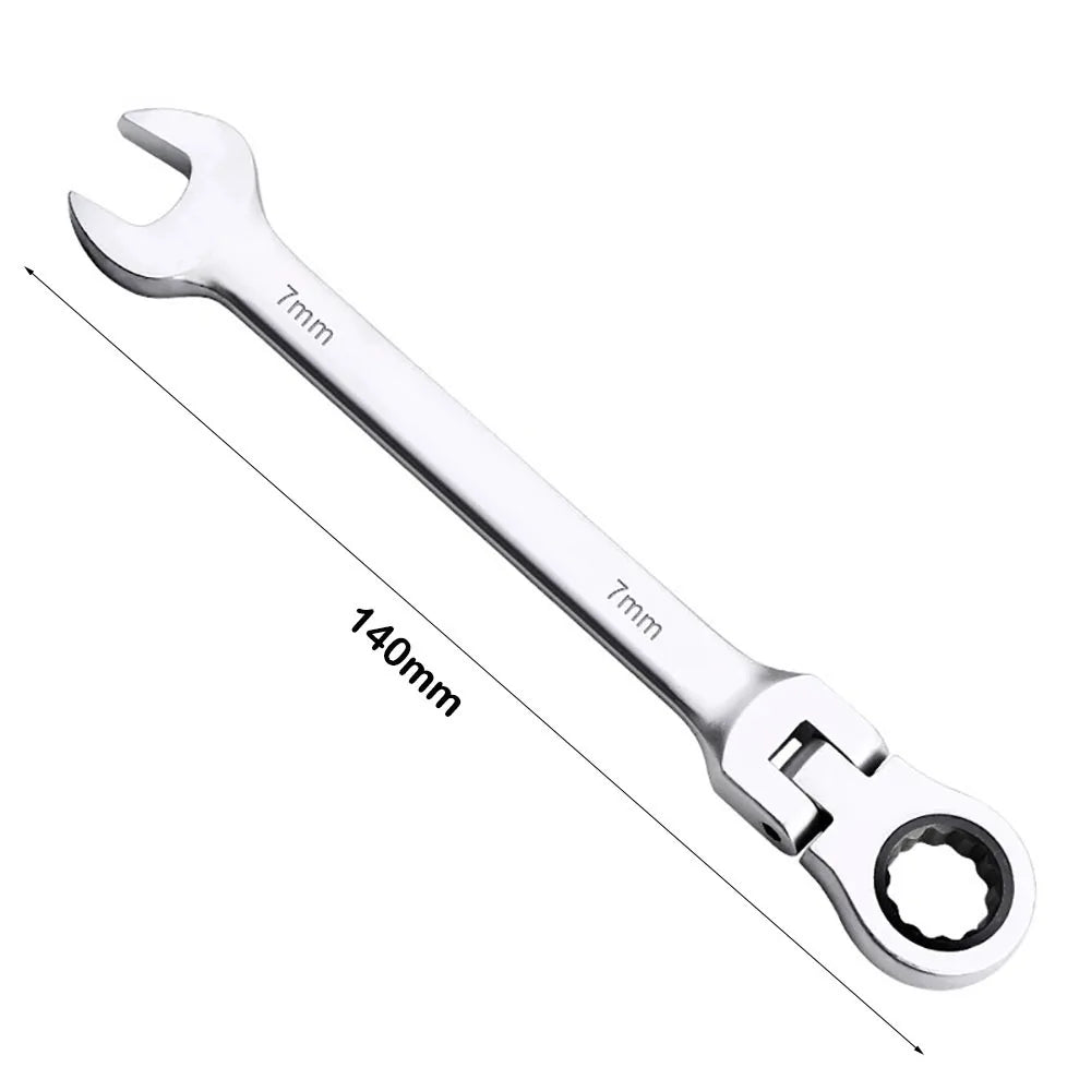Dual Heads Dual Heads Ratchet Wrench Quick Release 72 Teeth Reversible Ratchet Spanner Ratcheting Combination Wrenches