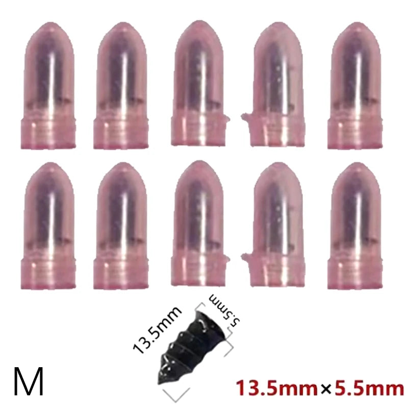 10 Pcs Universal Vacuum Tyre Repair Nail for Car Truck Motorcycle Scooter Bike Tire Puncture Repair Tool Tubeless Rubber Nails