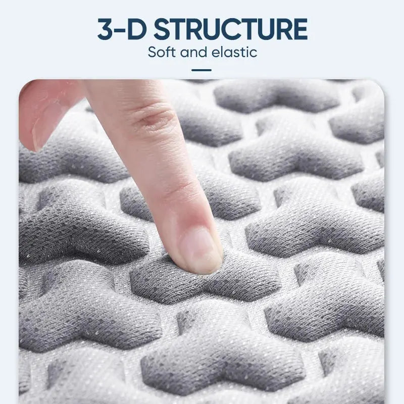 Karcle Car Seat Cover For Car Seats 3D Breathable Car Seat Protector Universal Auto Seat Cushion Convex Sweatproof Chair Mat Car Mobile World