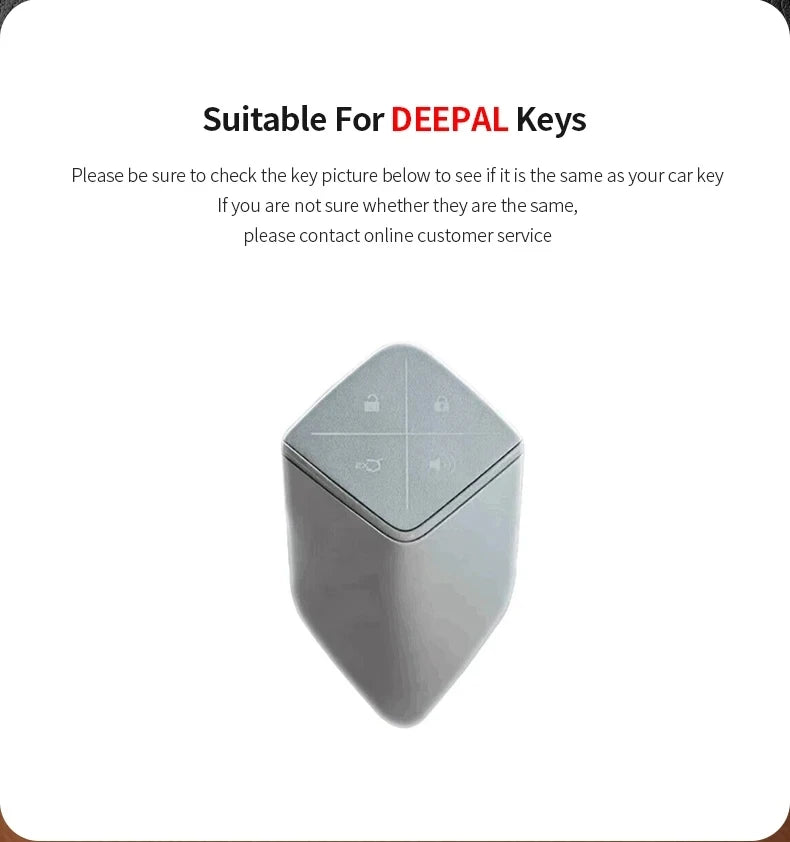 Car Key Case Bag For Changan Deepal S7 S07 SL03 S05 G318 2024 2025 Keychain Protective Cover Smart Remote Key Protection Shell