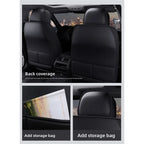 Full Coverage Universal Pu Leather Car Seat Covers for Buick Enclave Cascada Encore Lacrosse Excelle Regal TourX Car Accessories CM World