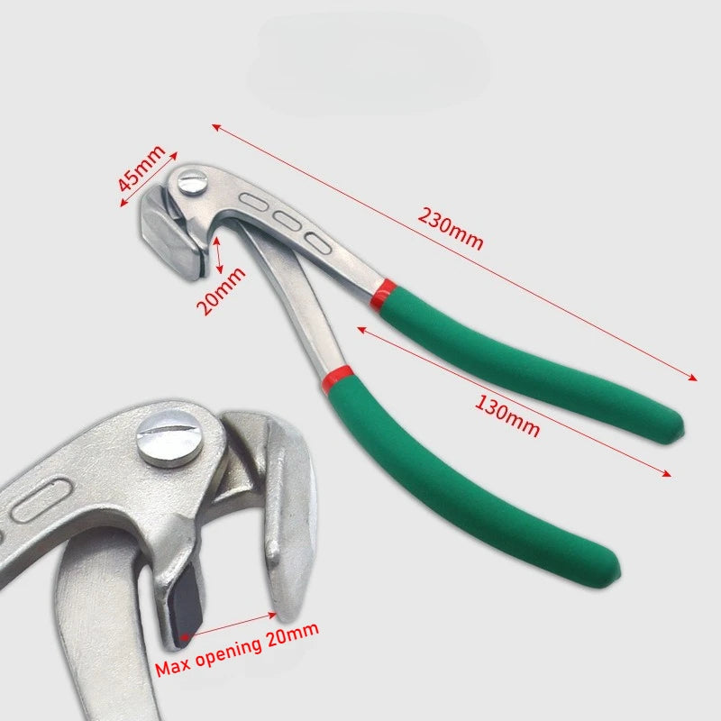 1PC Universal Eagle Mouth Pliers Car Edge Repair Metal Tool Car Body Paint-Free Dent Repair Tool Wheel Eyebrow Flat Hole Pliers