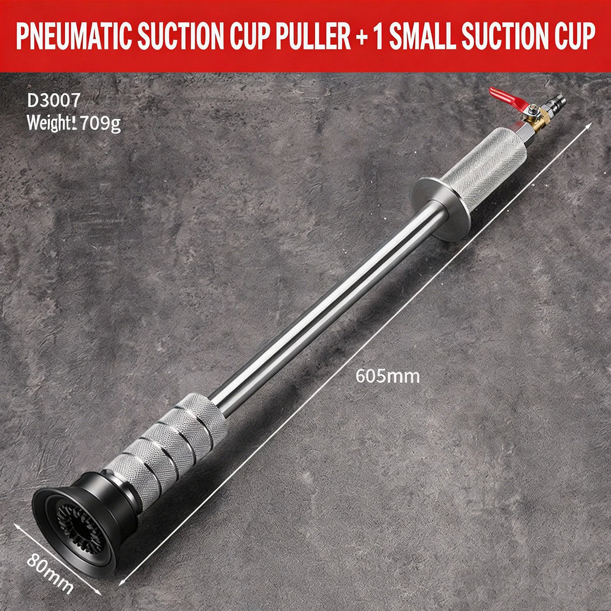 Car Dent Puller Pneumatic Suction Cup Sheet Metal Pulling Hammer Car Repair & Maintenance Manual Dent Repair Tool Paint Safe