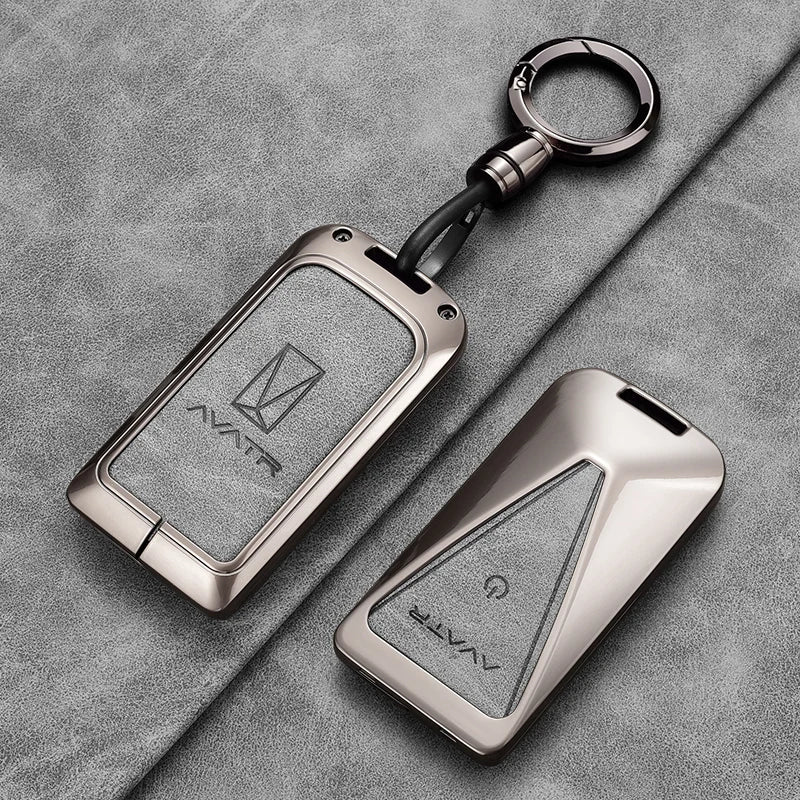 For AVATR 07 06 11 12 Zinc Alloy Key Cover Key TPU Anti-Scratch Key Case Protector Cover Premium Keychain Buckle Car Accessories